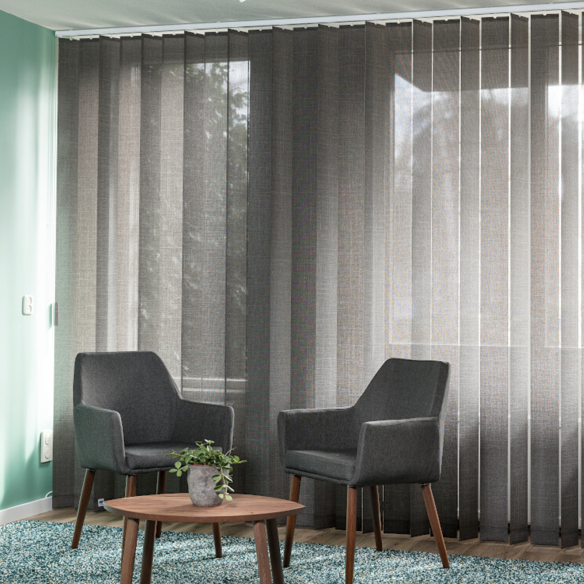  Verticale lamellen grijs woonkamer product